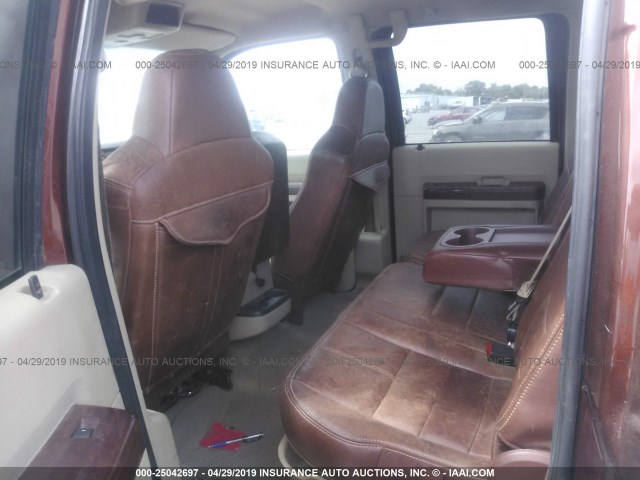 1FTWW31R08EA35109 - 2008 FORD F350 SRW SUPER DUTY TAN photo 5