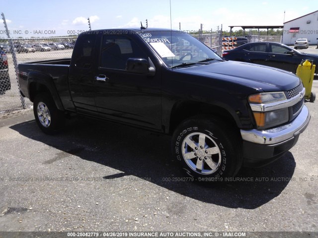 1GCJSDDE1A8103216 - 2010 CHEVROLET COLORADO LT BLACK photo 1
