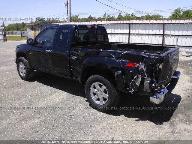 1GCJSDDE1A8103216 - 2010 CHEVROLET COLORADO LT BLACK photo 3
