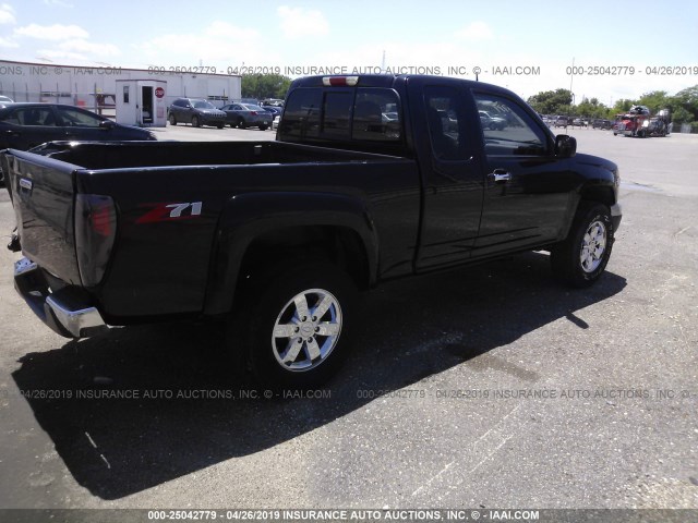 1GCJSDDE1A8103216 - 2010 CHEVROLET COLORADO LT BLACK photo 4