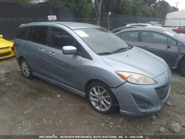 JM1CW2CL6C0107443 - 2012 MAZDA 5 Light Blue photo 1