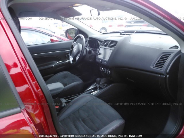 JA4AR3AW7JZ033356 - 2018 MITSUBISHI OUTLANDER SPORT ES/SE RED photo 5