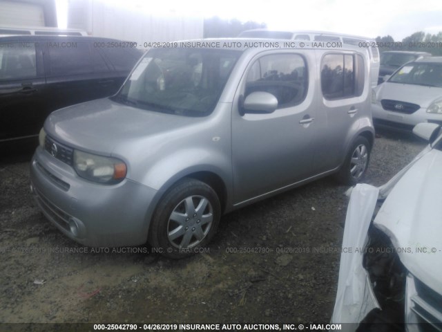 JN8AZ2KR4AT159383 - 2010 NISSAN CUBE S/SL/KROM SILVER photo 2