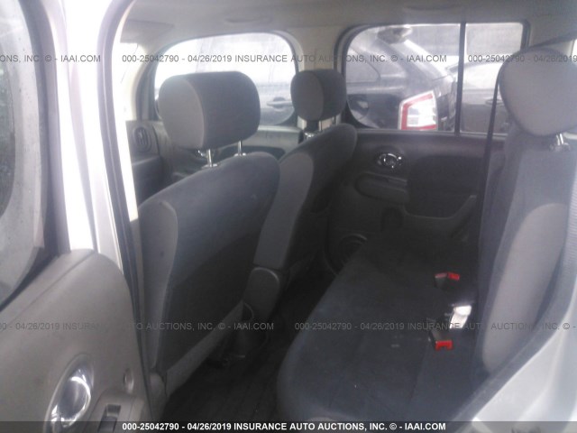 JN8AZ2KR4AT159383 - 2010 NISSAN CUBE S/SL/KROM SILVER photo 8