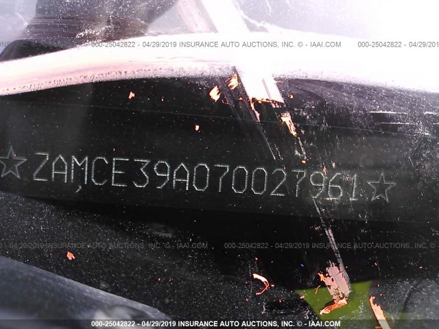 ZAMCE39A070027961 - 2007 MASERATI Quattroporte M139 WHITE photo 9