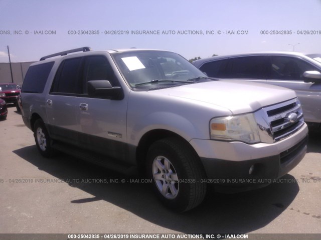 1FMFK15597LA80014 - 2007 FORD EXPEDITION EL XLT SILVER photo 1