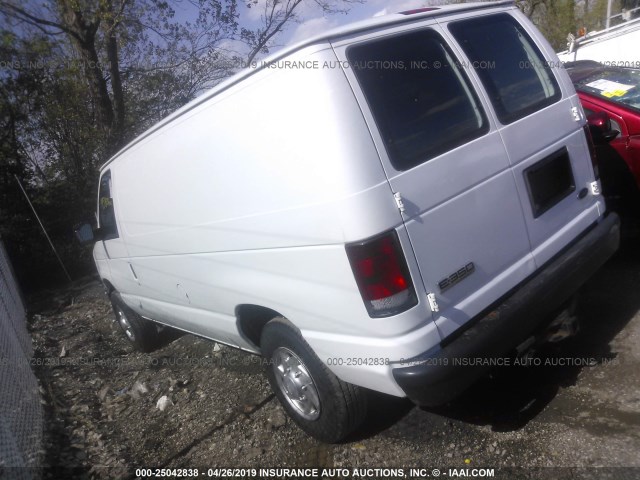 1FTSE3ELXCDB38477 - 2012 FORD ECONOLINE E350 SUPER DUTY VAN WHITE photo 3