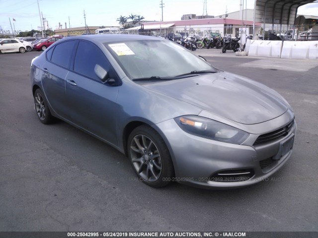 1C3CDFBAXDD312856 - 2013 DODGE DART GRAY photo 1