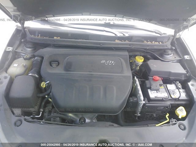 1C3CDFBAXDD312856 - 2013 DODGE DART GRAY photo 10