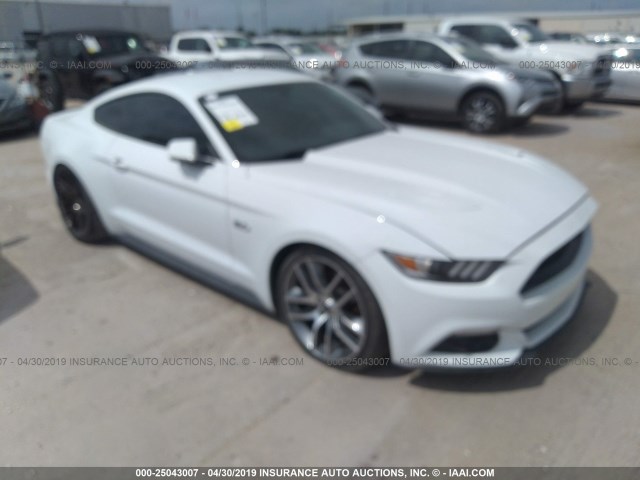 1FA6P8CF3H5244654 - 2017 FORD MUSTANG GT WHITE photo 1