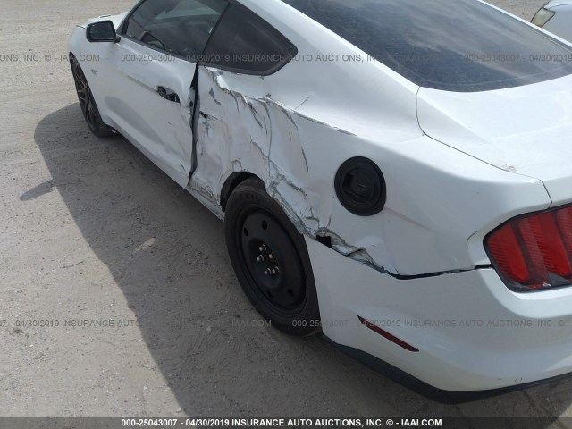 1FA6P8CF3H5244654 - 2017 FORD MUSTANG GT WHITE photo 6