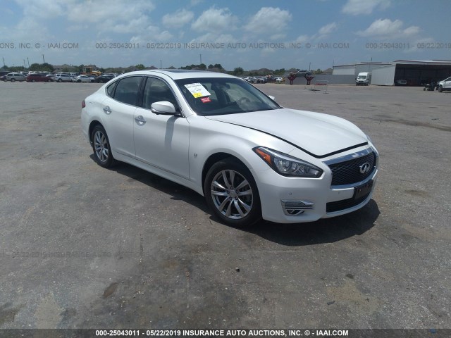 JN1BY1AP8FM540316 - 2015 INFINITI Q70 3.7 WHITE photo 1