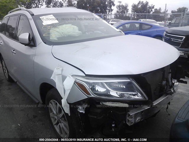 5N1AR2MN3GC660016 - 2016 NISSAN PATHFINDER S/SV/SL/PLATINUM SILVER photo 10