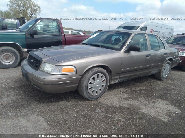 2FAFP71W27X143499 - 2007 FORD CROWN VICTORIA POLICE INTERCEPTOR TAN photo 2