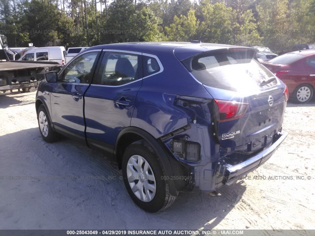 JN1BJ1CR3KW312290 - 2019 NISSAN ROGUE SPORT S/SV/SL 蓝色 照片 3