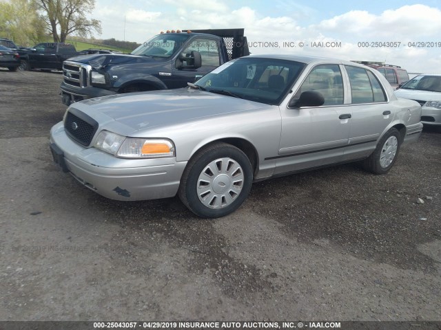 2FAFP71W07X107911 - 2007 FORD CROWN VICTORIA POLICE INTERCEPTOR SILVER photo 2