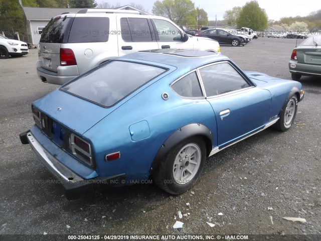 HLS30454710 - 1978 DATSUN 280ZX BLUE photo 4