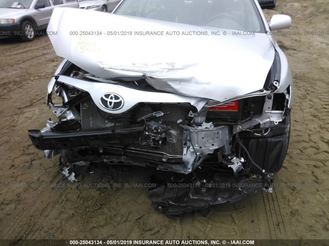 4T1BE46K69U400656 - 2009 TOYOTA CAMRY SE/LE/XLE SILVER photo 6