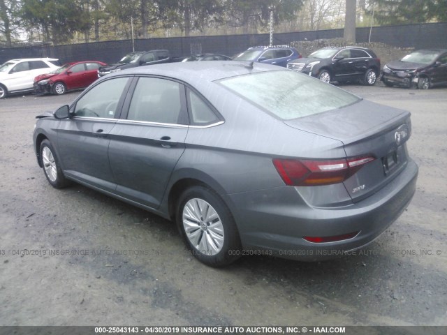 3VWC57BU8KM094746 - 2019 VOLKSWAGEN JETTA S/SE/R-LINE GRAY photo 3