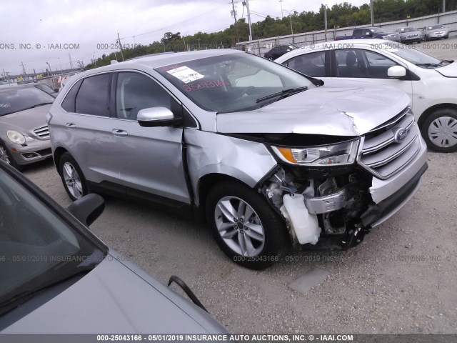 2FMPK3J90JBB86867 - 2018 FORD EDGE SEL SILVER photo 1