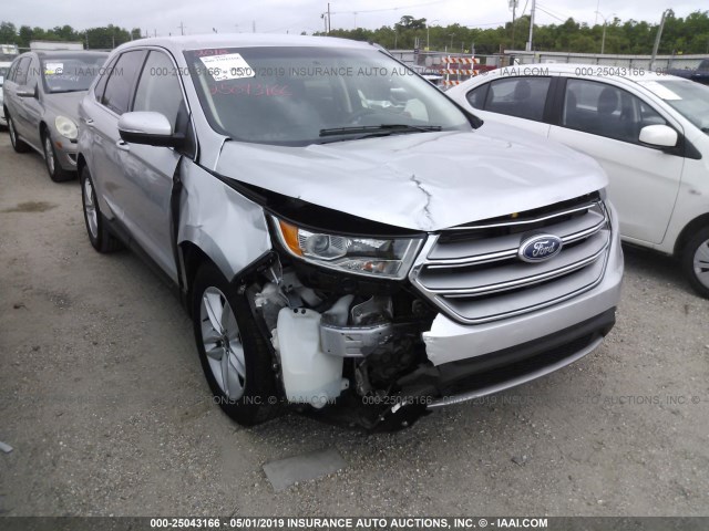 2FMPK3J90JBB86867 - 2018 FORD EDGE SEL SILVER photo 6