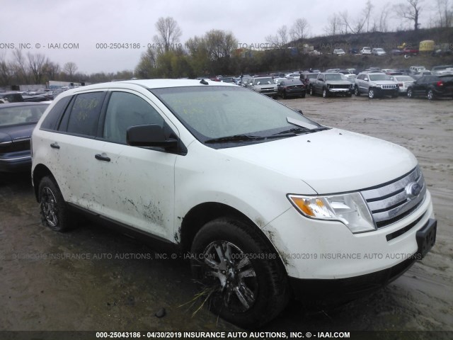 2FMDK3GC7ABA30945 - 2010 FORD EDGE SE WHITE photo 1