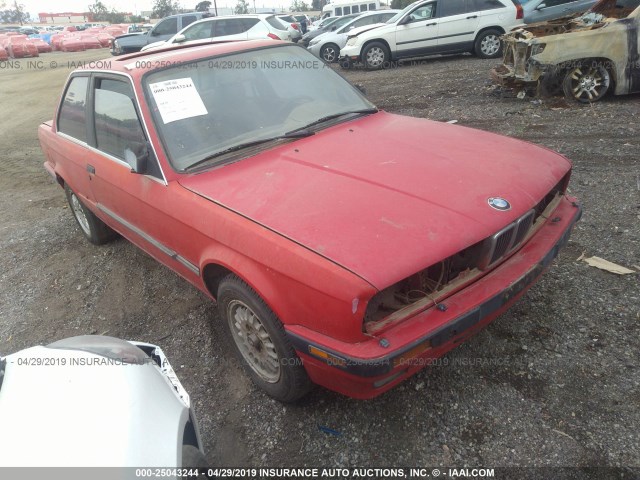 WBAAA2304K4257907 - 1989 BMW 325 I AUTOMATIC/IS AUTOMATIC RED photo 1