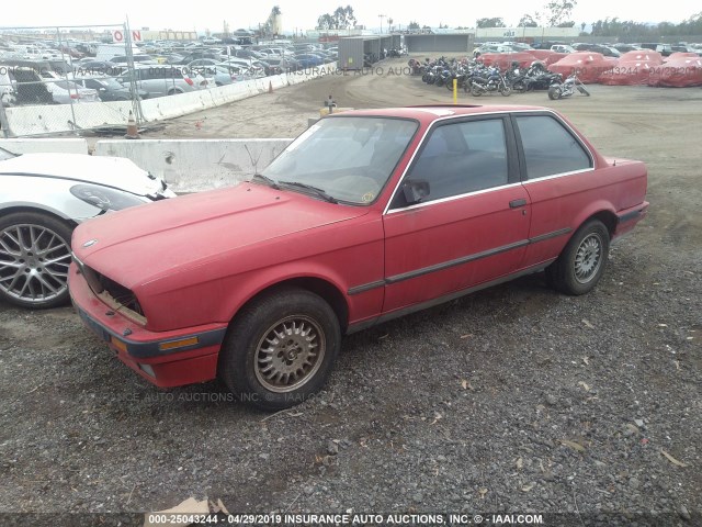 WBAAA2304K4257907 - 1989 BMW 325 I AUTOMATIC/IS AUTOMATIC RED photo 2