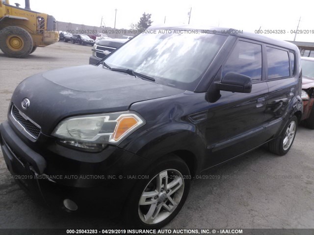 KNDJT2A21A7179925 - 2010 KIA SOUL +/!/SPORT BLACK photo 2