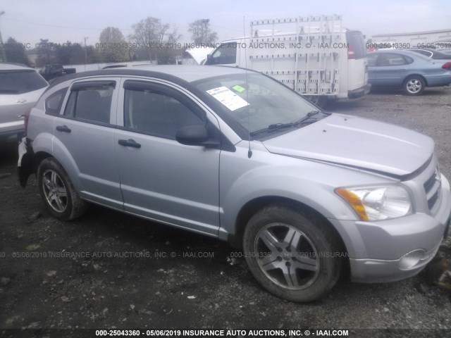 1B3HB48B57D212598 - 2007 DODGE CALIBER SXT SILVER photo 1