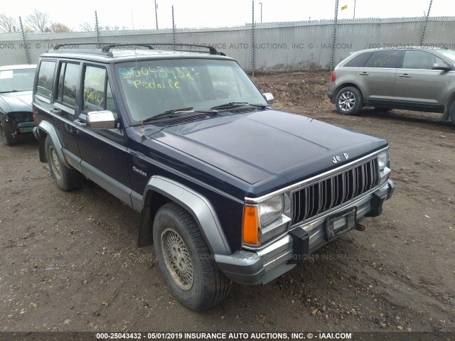 1J4FJ78S9TL231952 - 1996 JEEP CHEROKEE COUNTRY BLUE photo 1