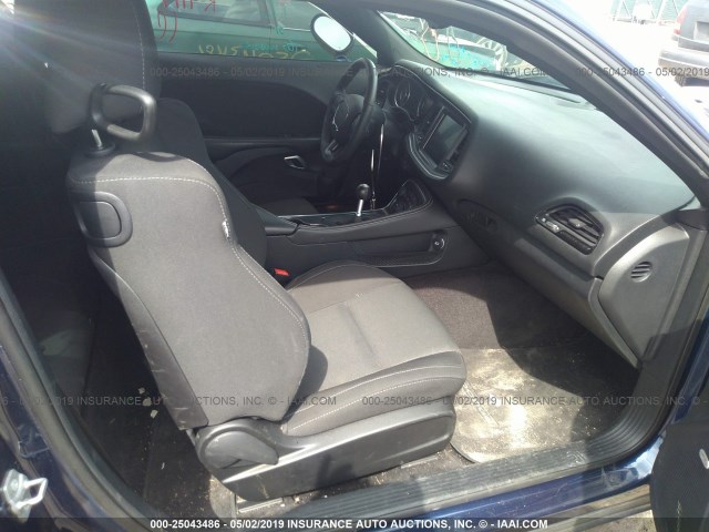 2C3CDZFJ7GH157850 - 2016 DODGE CHALLENGER R/T SCAT PACK BLUE photo 5