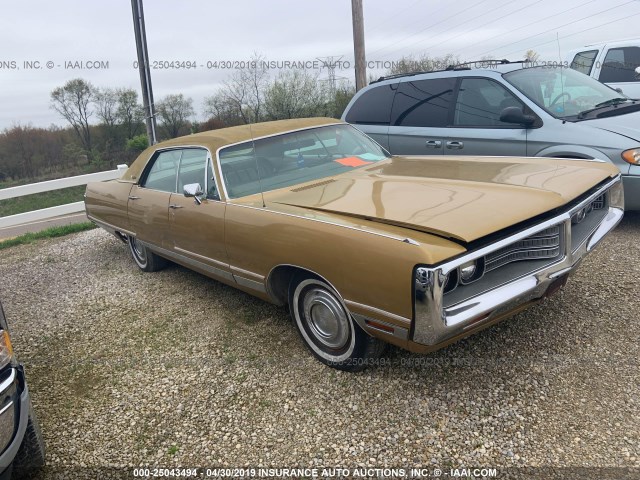 CH43T2C272627 - 1972 CHRYSLER NEW YORKER GOLD photo 1