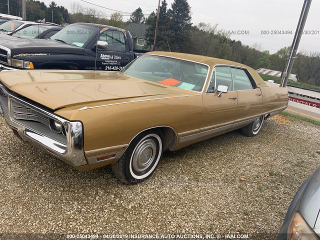 CH43T2C272627 - 1972 CHRYSLER NEW YORKER GOLD photo 2