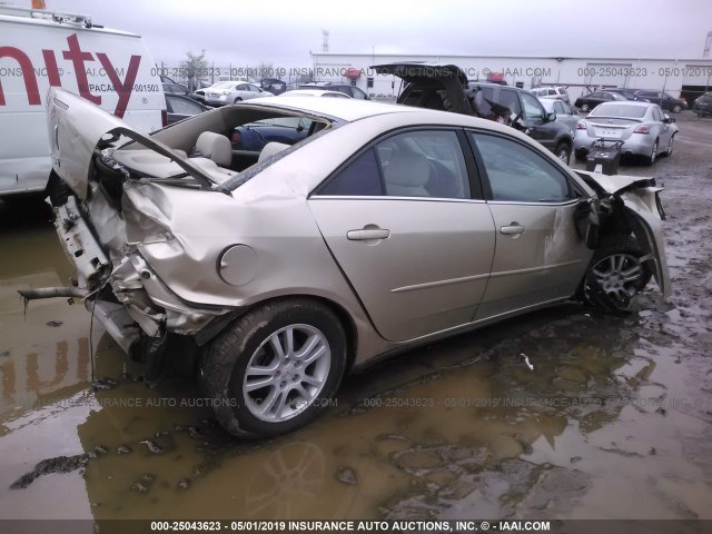 1G2ZF55B864174207 - 2006 PONTIAC G6 SE GOLD photo 4