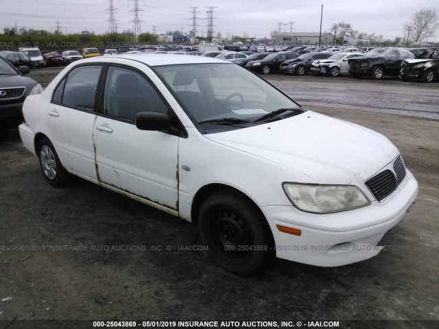 JA3AJ26E63U029580 - 2003 MITSUBISHI LANCER ES WHITE photo 1