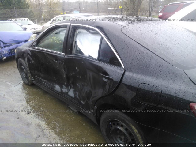 4T1BK46K77U037578 - 2007 TOYOTA CAMRY NEW GENERAT LE/XLE/SE BLACK photo 6