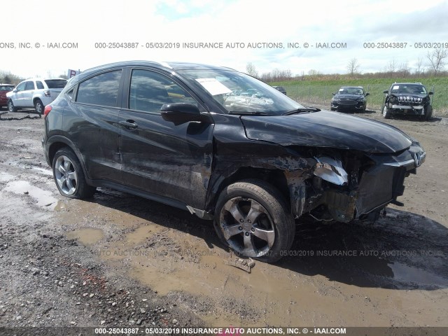 3CZRU6H79GM734766 - 2016 HONDA HR-V EXL BLACK photo 1