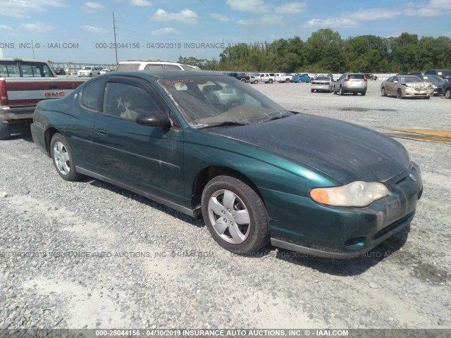 2G1WW12EXY9332755 - 2000 CHEVROLET MONTE CARLO LS მწვანე ფოტო 1