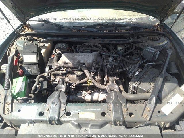 2G1WW12EXY9332755 - 2000 CHEVROLET MONTE CARLO LS მწვანე ფოტო 10