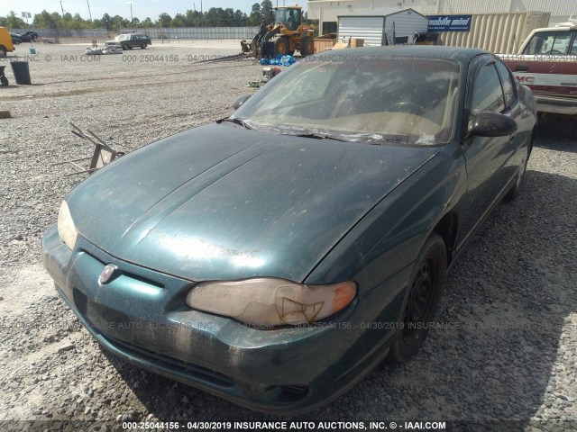 2G1WW12EXY9332755 - 2000 CHEVROLET MONTE CARLO LS მწვანე ფოტო 6