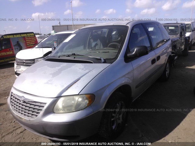 1C4GJ15B42B635094 - 2002 CHRYSLER VOYAGER EC GRAY photo 2