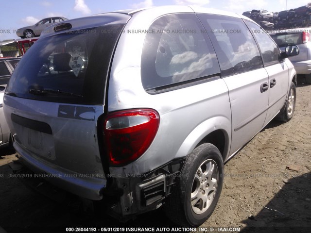 1C4GJ15B42B635094 - 2002 CHRYSLER VOYAGER EC GRAY photo 4