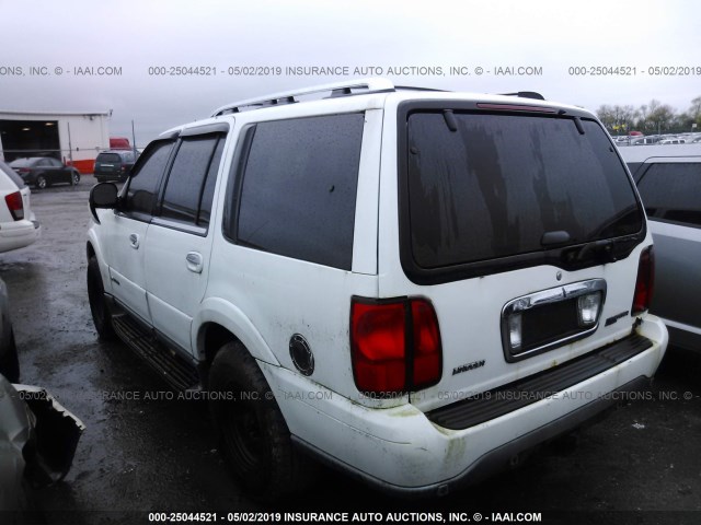5LMFU28R51LJ13321 - 2001 LINCOLN NAVIGATOR Blanc photo 3