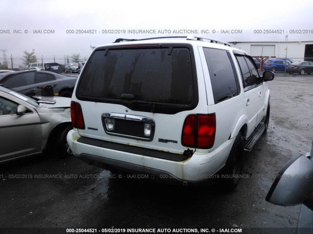 5LMFU28R51LJ13321 - 2001 LINCOLN NAVIGATOR Blanc photo 4