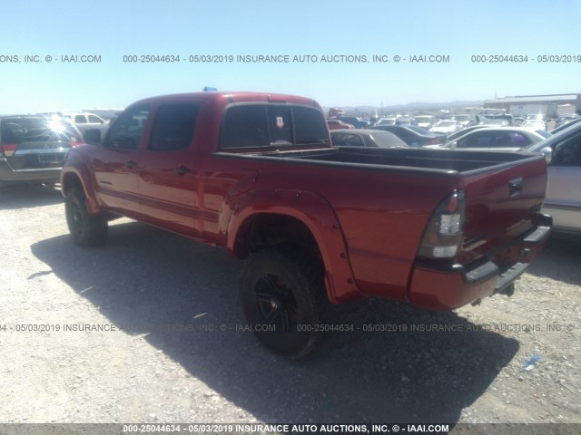 5TEKU72N55Z037535 - 2005 TOYOTA TACOMA DBL CAB PRERUNNER LNG BED RED photo 3