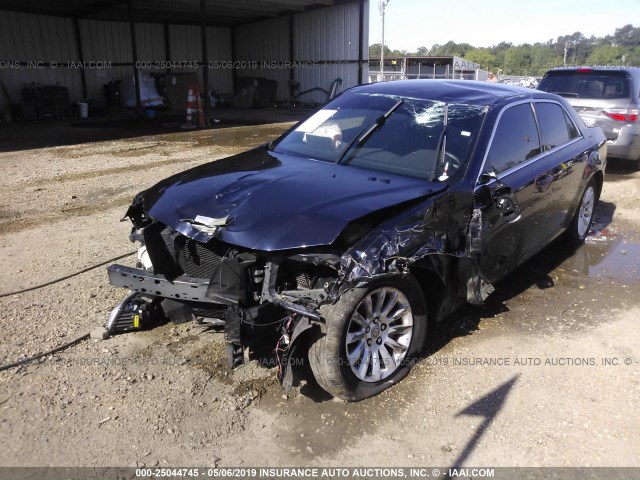 2C3CCAAG4CH234703 - 2012 CHRYSLER 300 BLUE photo 2