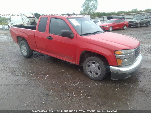 1GTCS39E288218039 - 2008 GMC CANYON SLE RED photo 1