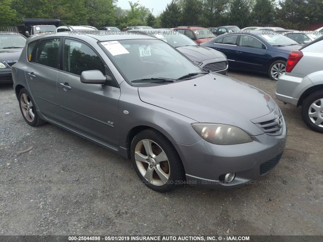 JM1BK143661416022 - 2006 MAZDA 3 HATCHBACK GRAY photo 1