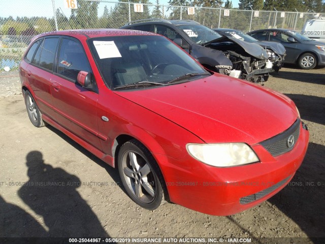 JM1BJ245X31181386 - 2003 MAZDA PROTEGE PR5 RED photo 1